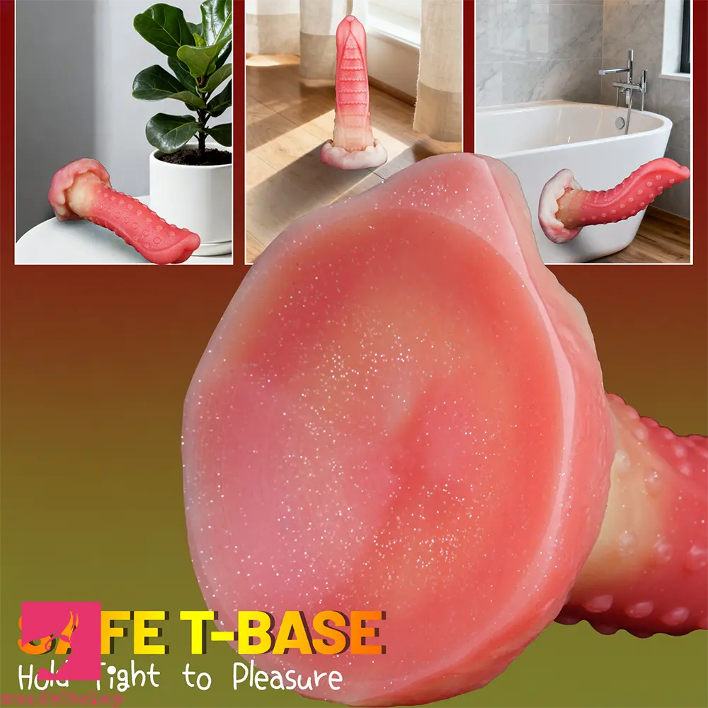 8.26in Soft Realistic Odd Shaped Silicone Penis Octopus Dildo For Sex