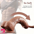 8.85in Female PVC Lifelike Dildo For Adult Sex Toy Prostate G Spot Clit