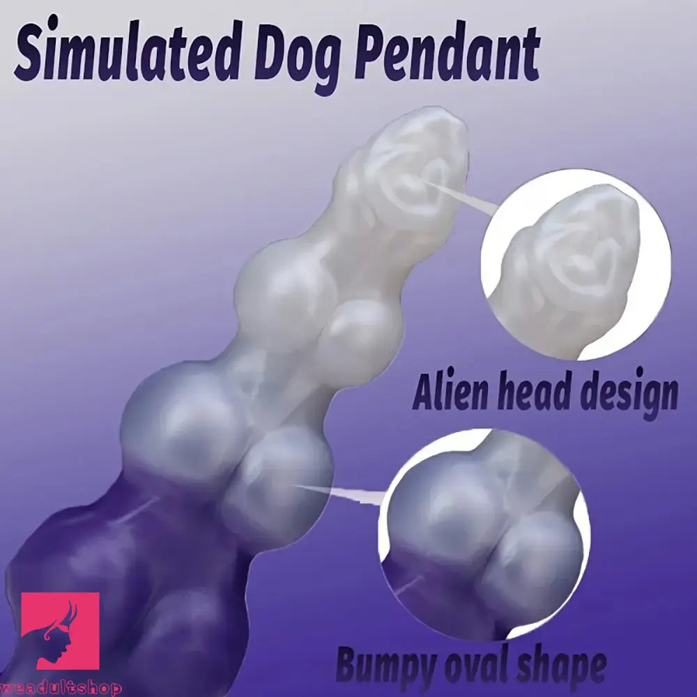 7.48in 8.85in 10.62in Fantasy 3 Dog Knots Wide Cylindrical Odd G-spot Dildo