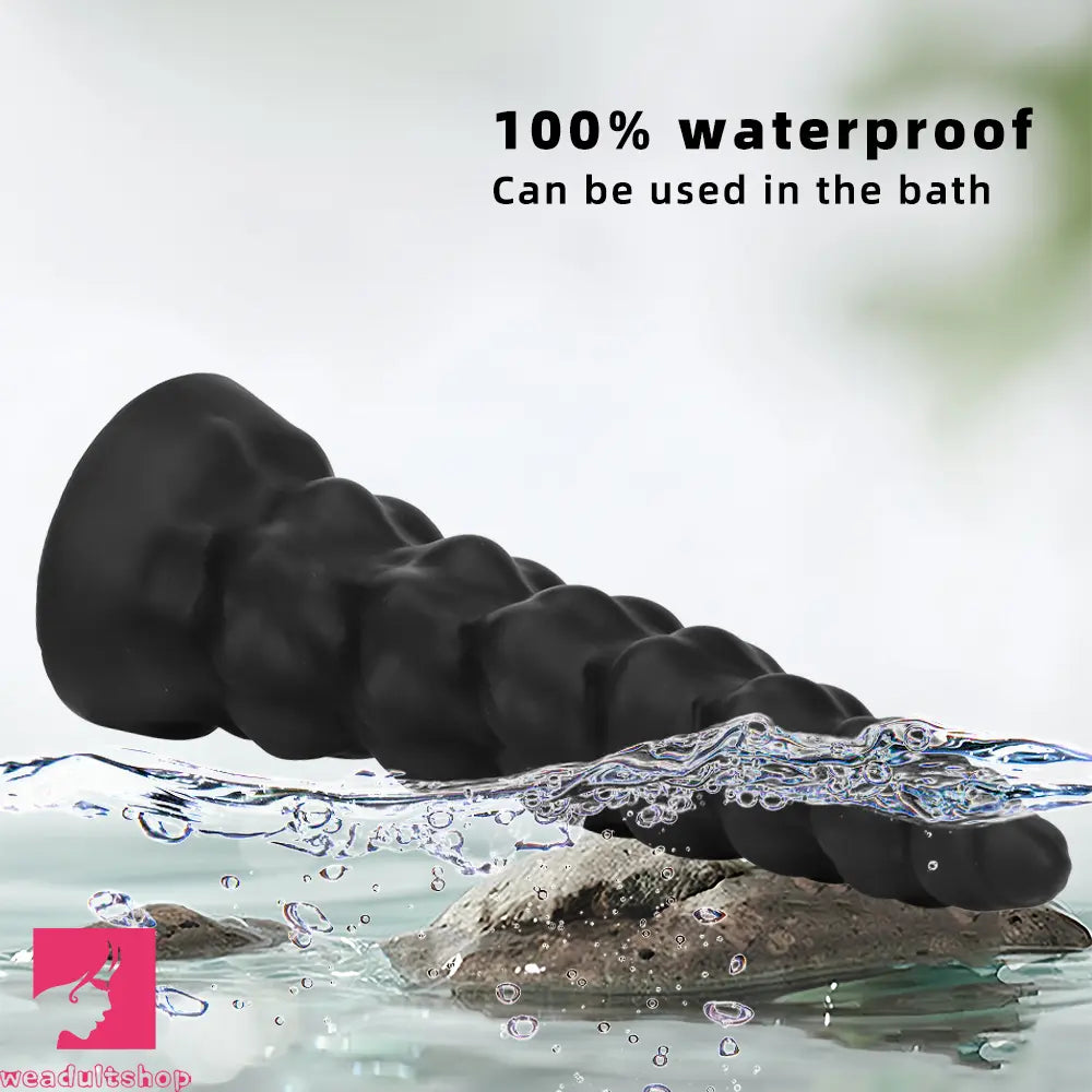 7.28in 9.44in 11.61in Black Big Fantasy Odd Silicone Soft Dildo For Sex Toy