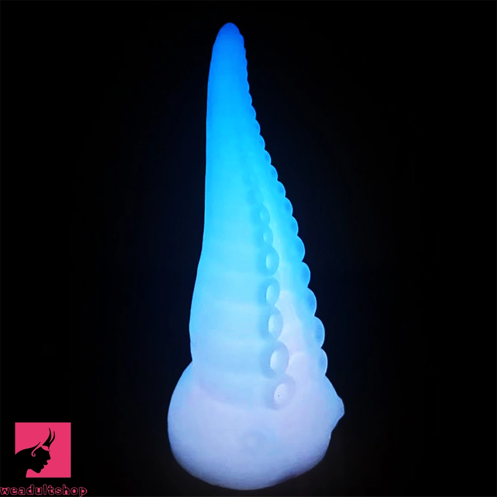 6.49in Luminous Soft Tentacle Octopus Silicone Animal Dildo For Prostate