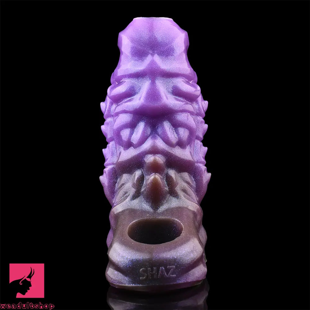 5.27in Dragon Beast Creature Fantasy Hollow Silicone Soft Dildo Sleeve
