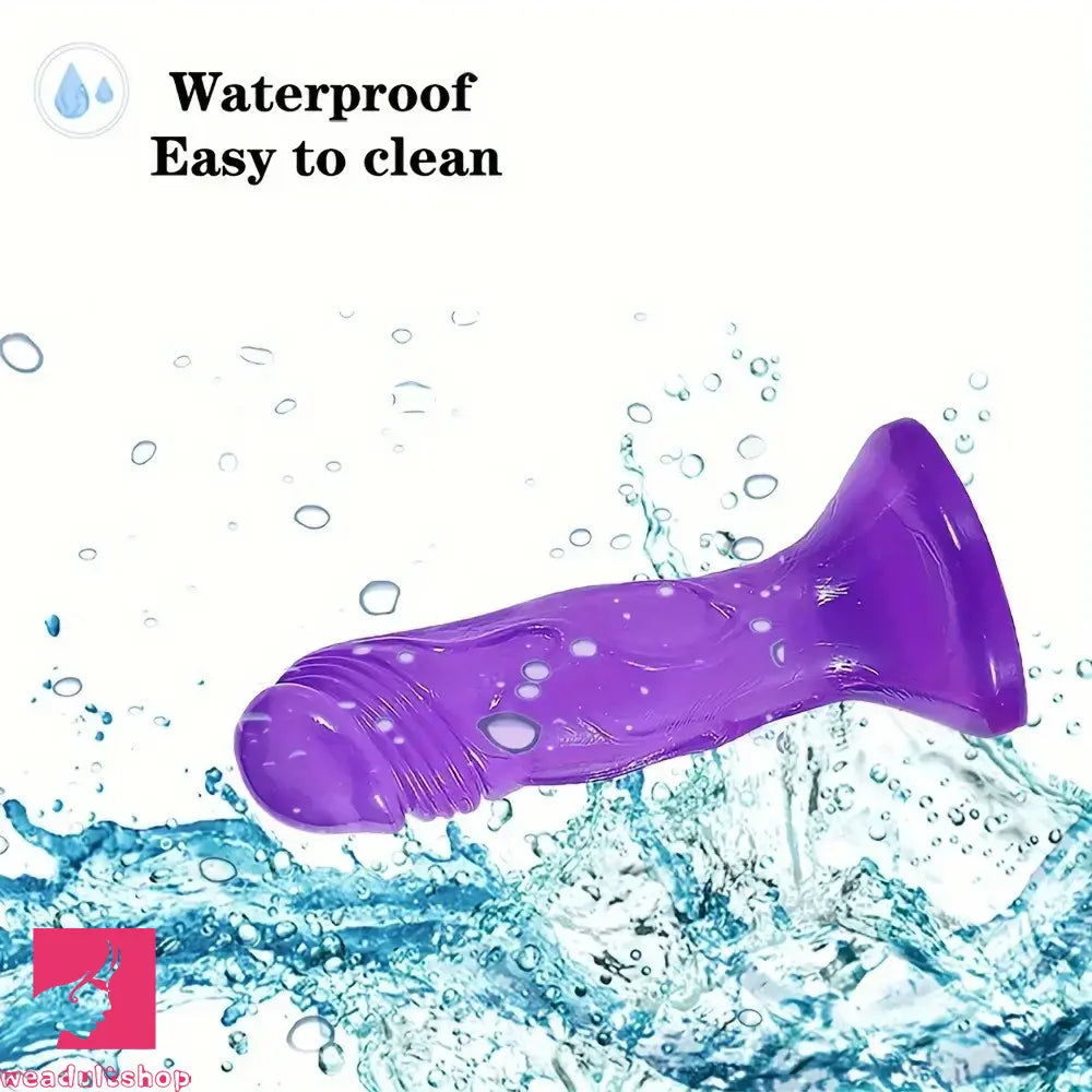 4.84in Jelly Anal Small Realistic Suction Cup Adult Toy Dildo For Women Clit
