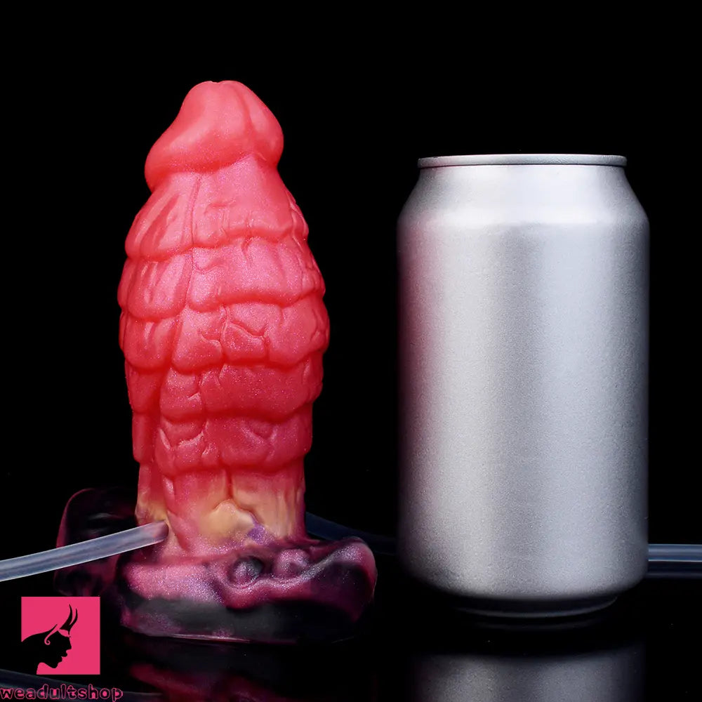 5.31in Fantasy Silicone Soft Inflatable Spraying Water Dildo For Anus Sex