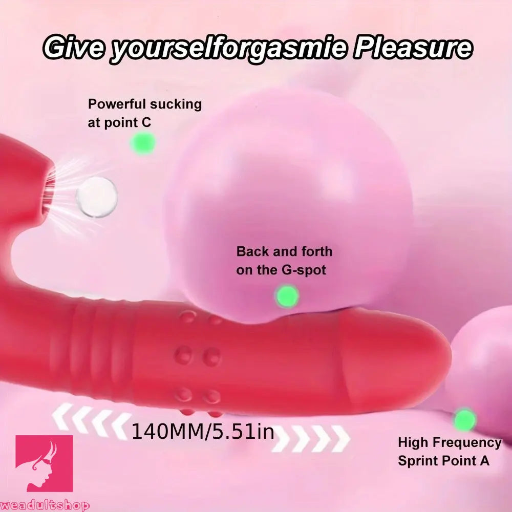 10.2in Sex Machine Thrusting Dildo Vibrator 10 Modes Fuck Toy For G Spot