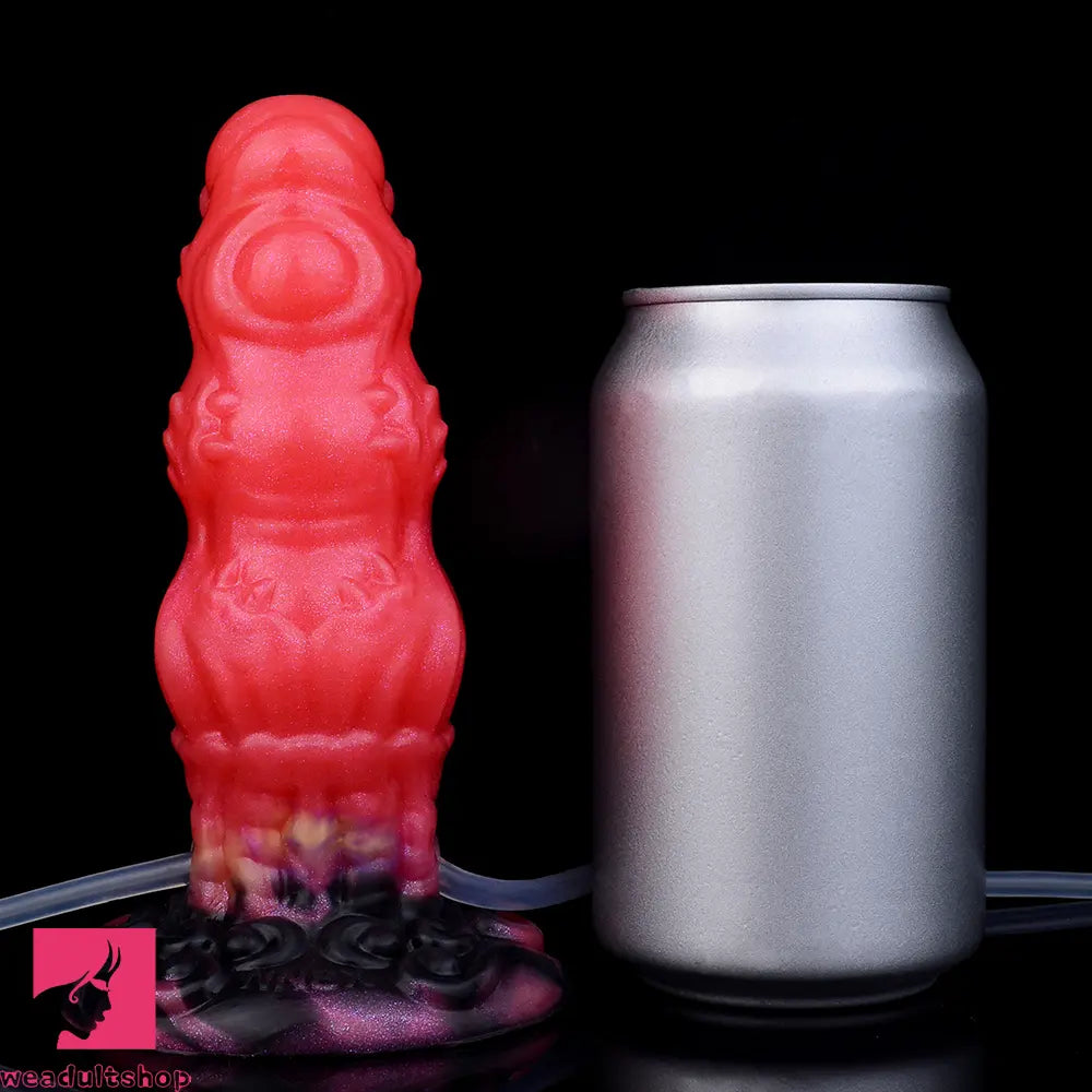 5.91in Fantasy Odd Silicone Soft Inflatable Spraying Water Dildo Sex Toy