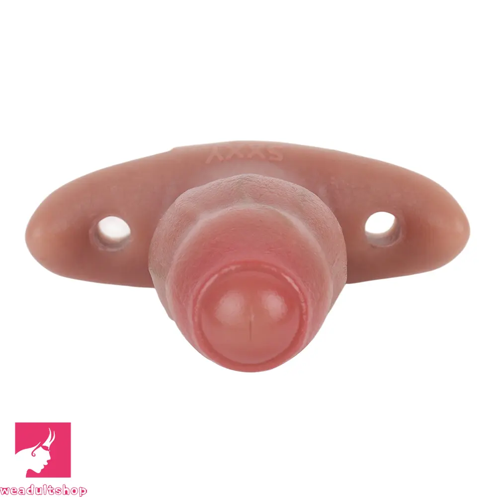5.24in Male Penis 10 Frequency Vibration Role Play Dildo Cock Tail Butt Plug