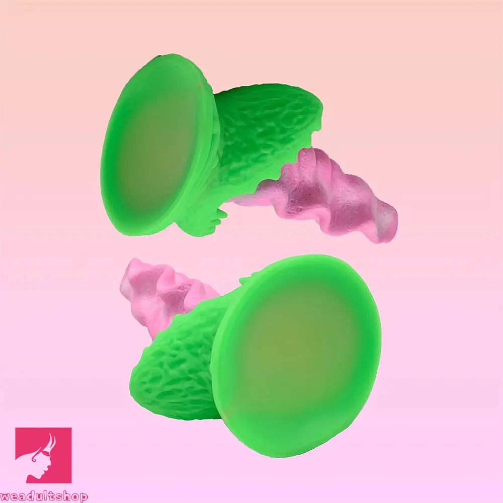 7.48in Small Glans Thick Realistic Fantasy Odd Dildo With Strong Suction Cup