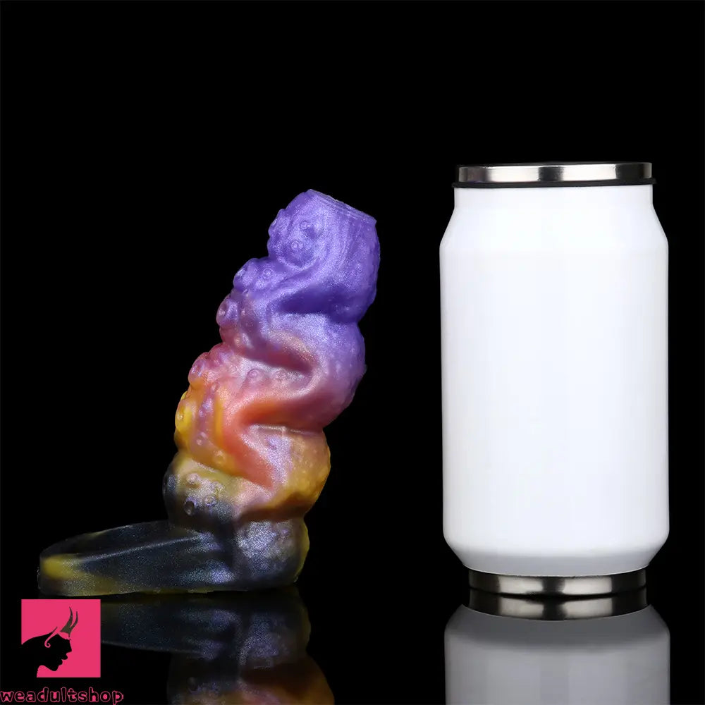 4.96in Sathos Euvoros Tentacle Silicone Soft Dildo Sleeve Penis Extender