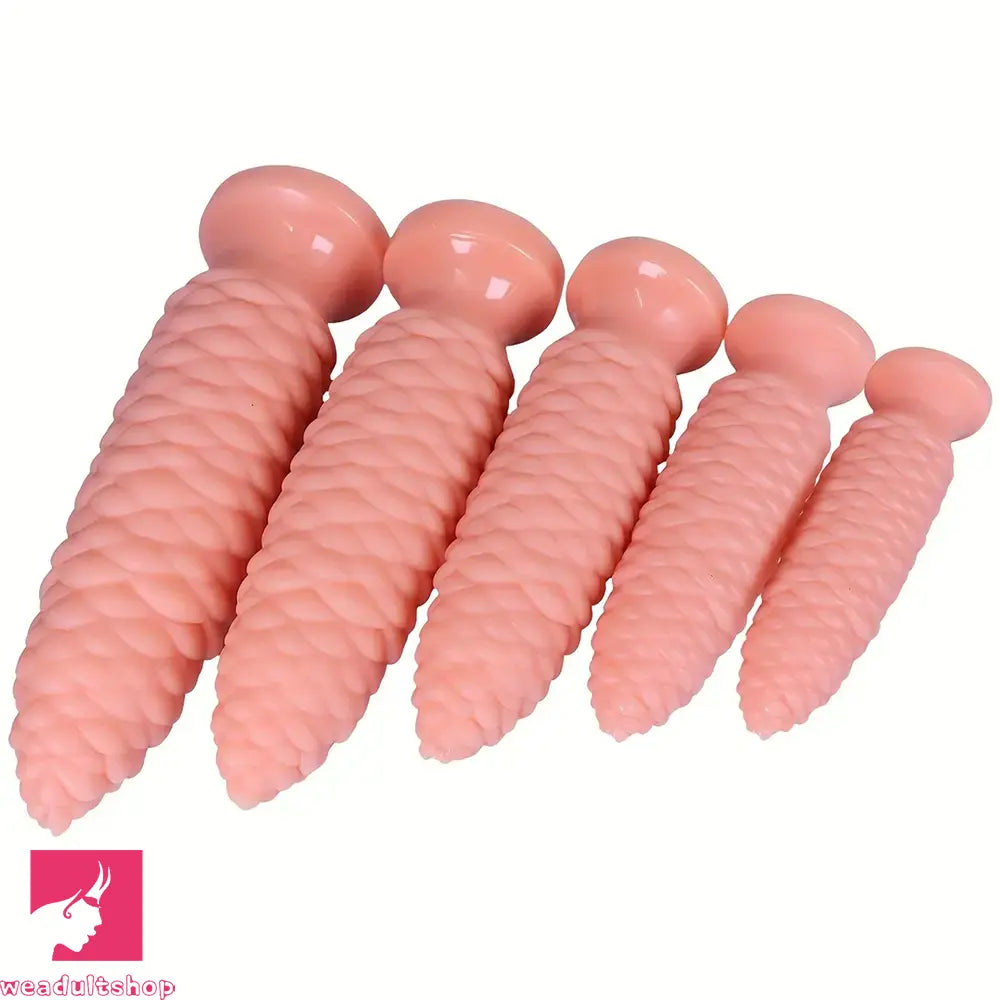 6.1in 7.67in 9.05in 10.43in 11.8in Big Anal Plug Scaly Thick Dildo Sex Toy
