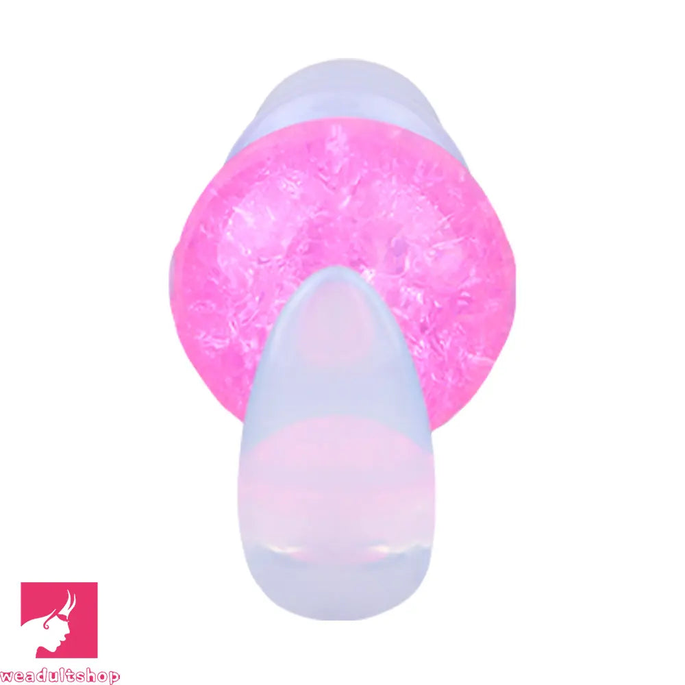 4.96in Luminous Silicone Anal Beads Dildo Anal Sex Toy For Adult Cock