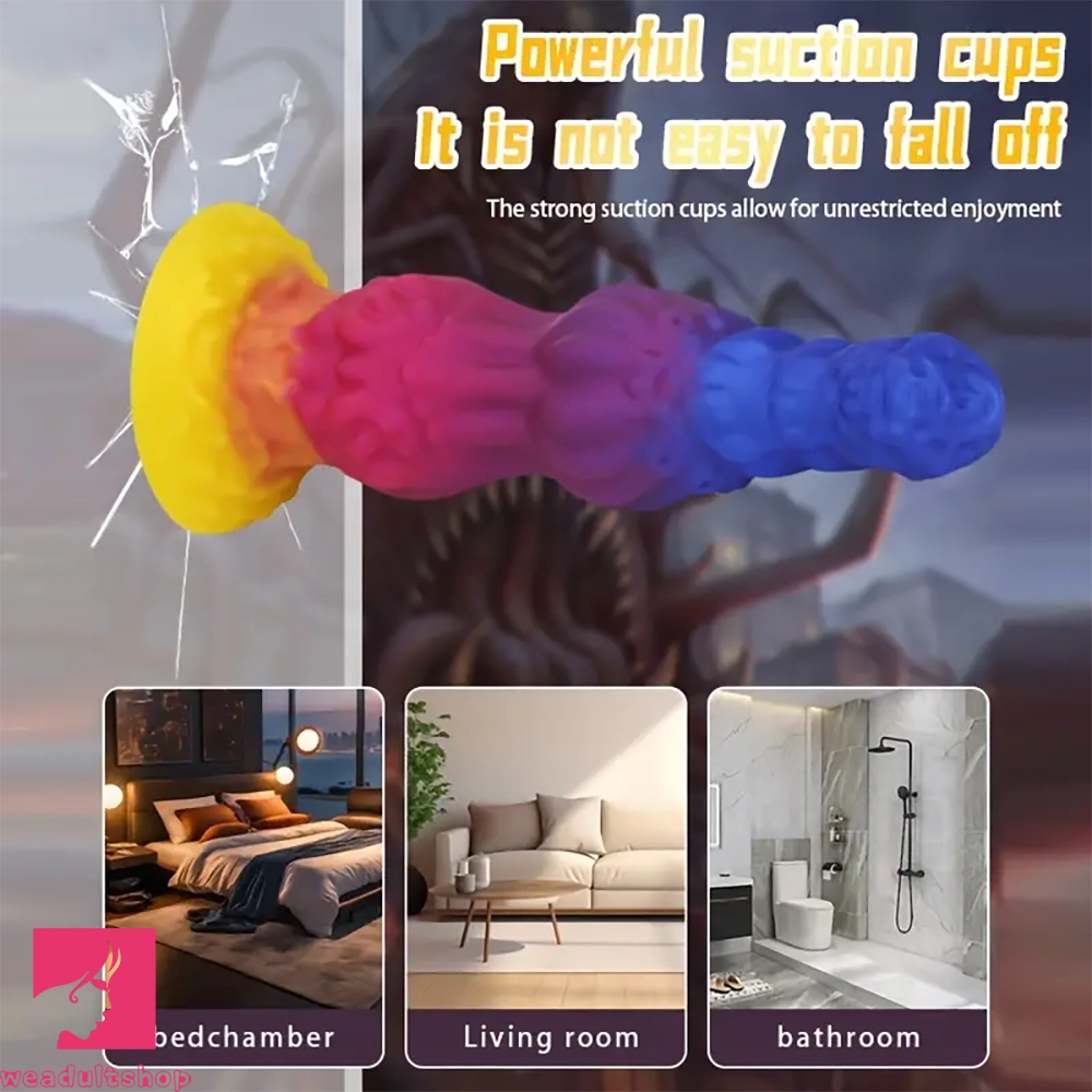 8.34in 9.6in 10.78in 12.12in Silicone Double Dilation Alien Dog Big Dildo