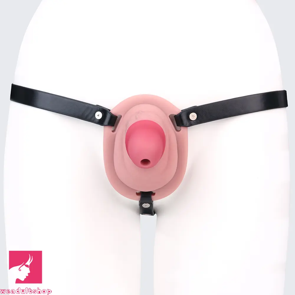 3.34in Real Hollow Chastity Cage Dildo Couple Sex Love Masturbator