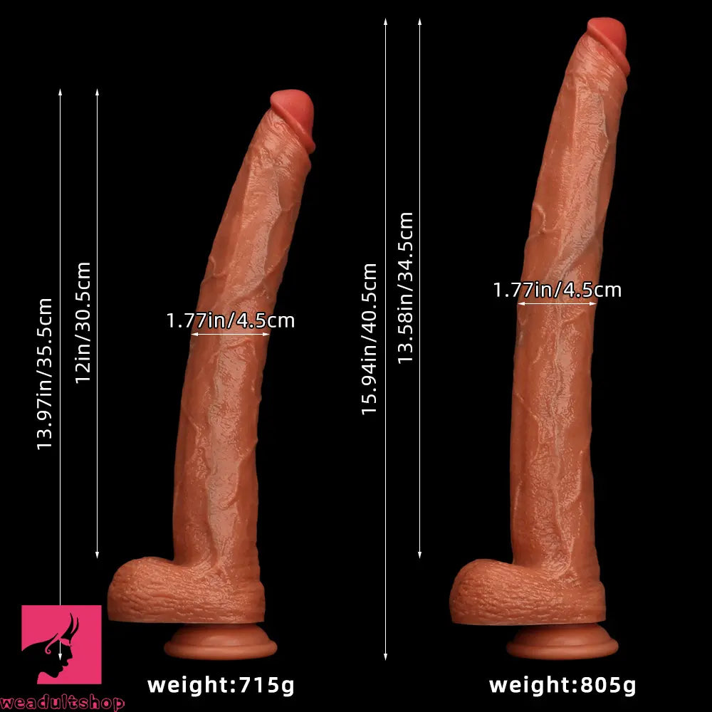 13.97in 15.94in Super Long Huge Silicone Dildo Adult Pleasure Penis Toy
