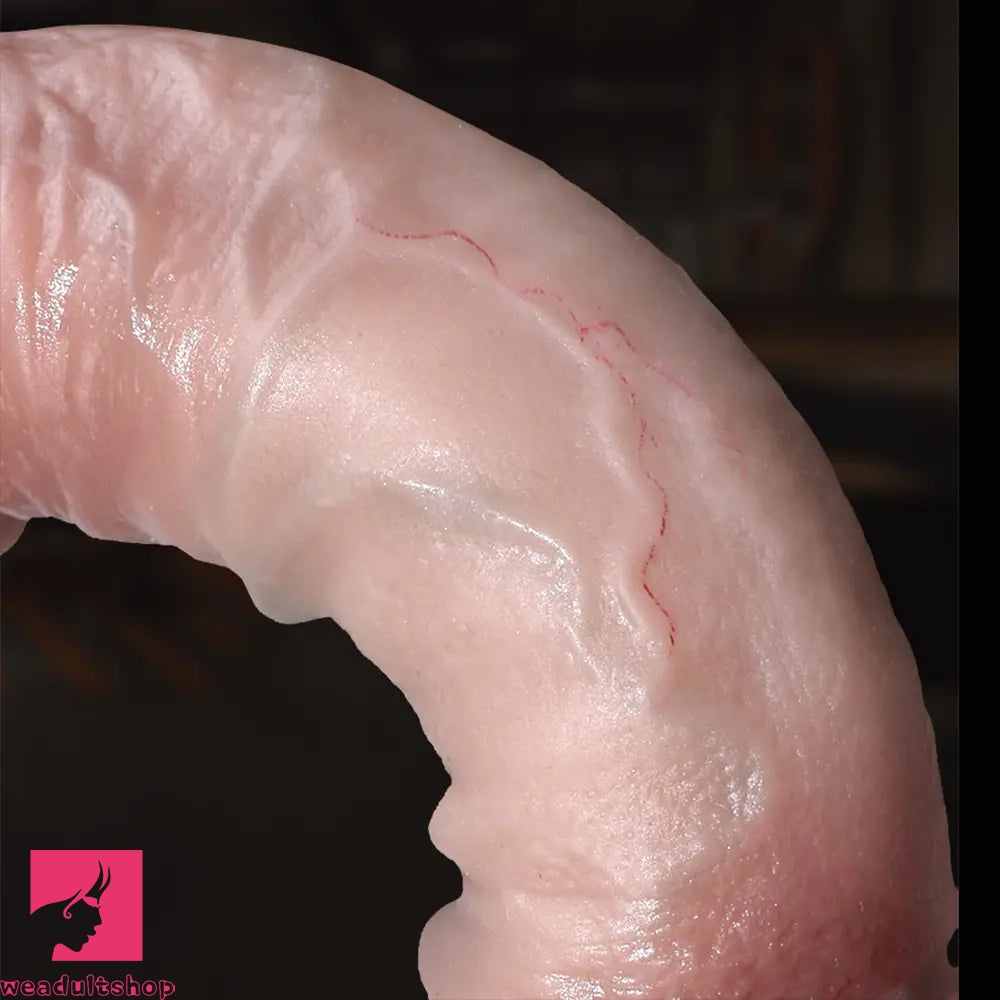 7.2in Liquid Silicone Soft Super Realistic Dildo Skin Feeling Female Sex Toy