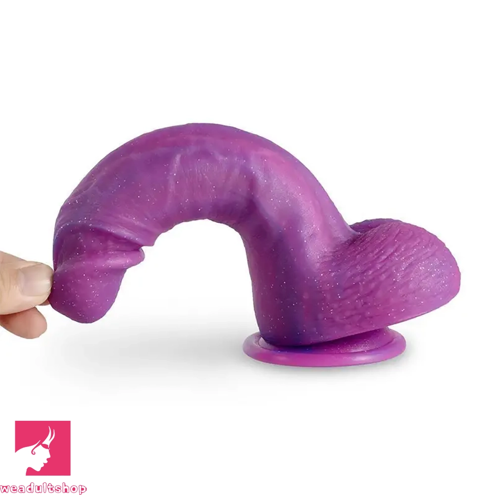 8.27in Realistic Dildo For Women Silicone Suction Cup G Spot Clit Dildo