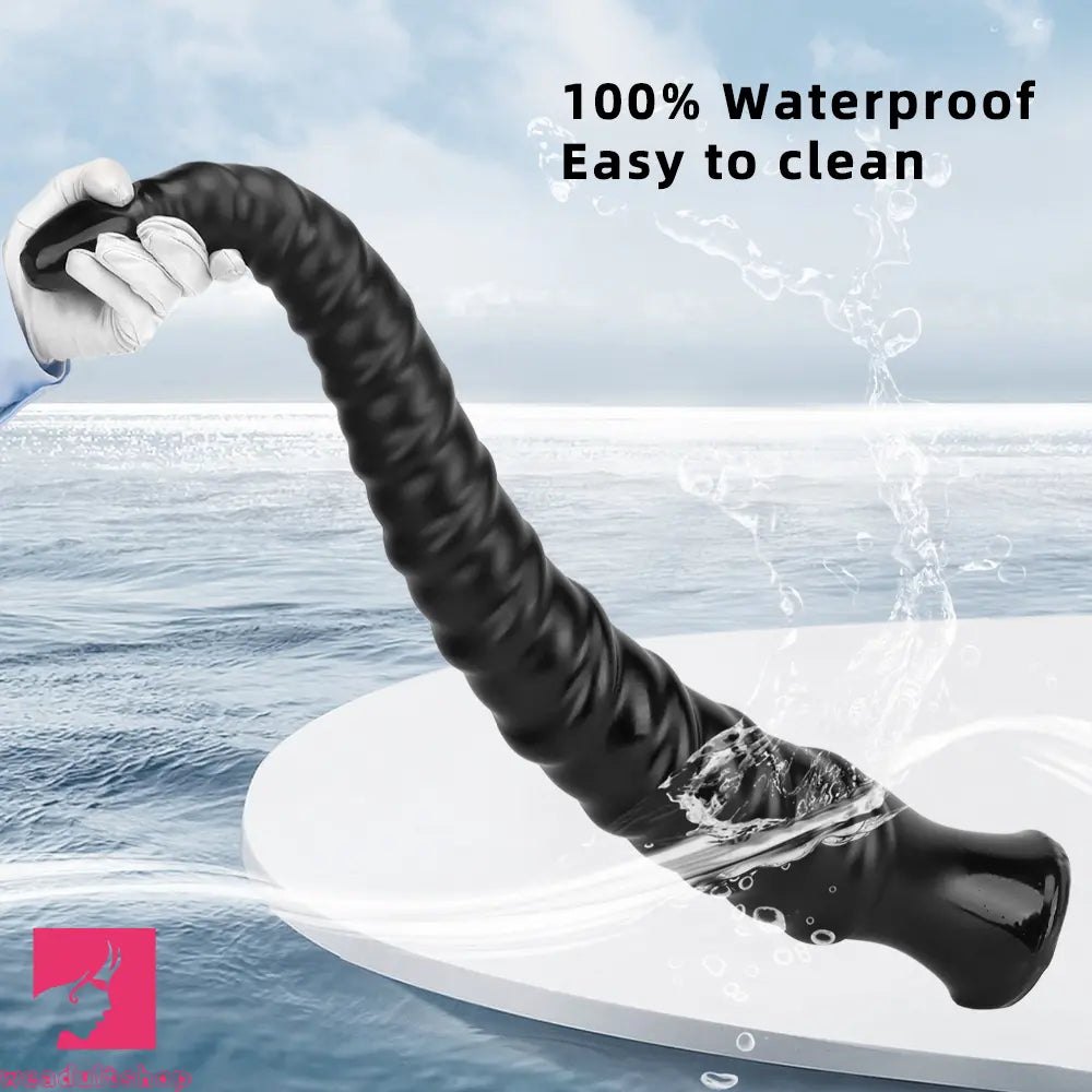 29.34in Super Long Large Masturbator PVC Anal Expansion Spiral Big Dildo