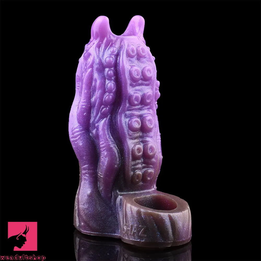 5.19in Dragon Tentacle Spiked Cock Creature Fantasy Hollow Dildo Sleeve