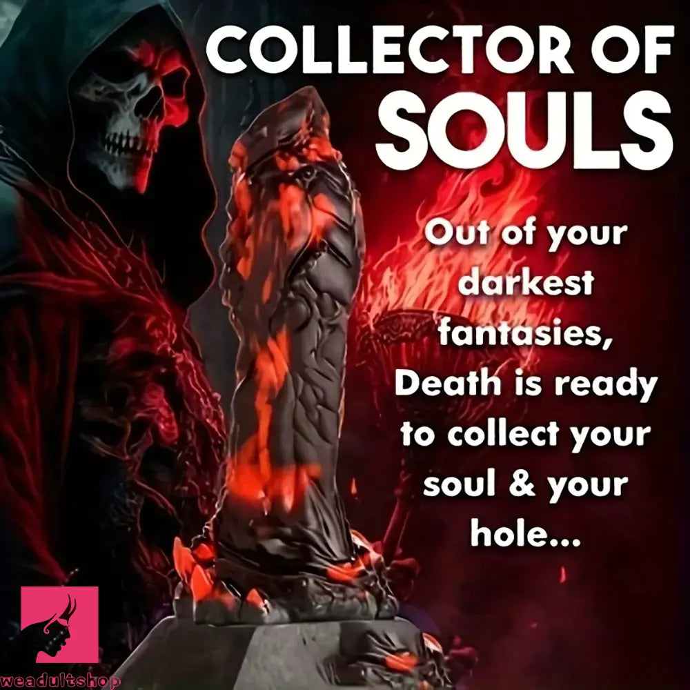 9.2in Liquid Silicone Blend Abnormal Creature Odd Soft Monster Big Dildo