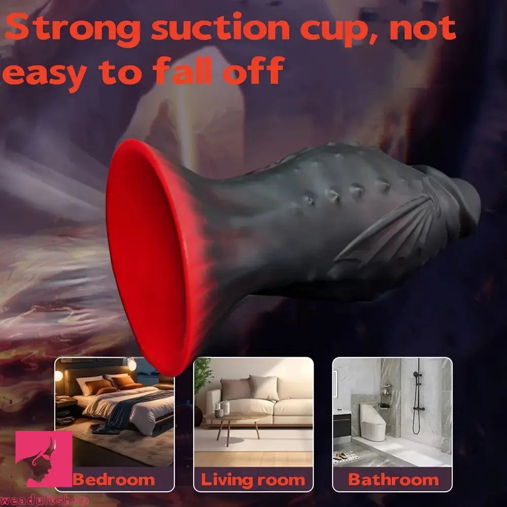 7.87in 9.84in Flying Dragon Spiked Penis Soft Silicone Dildo For G-spot