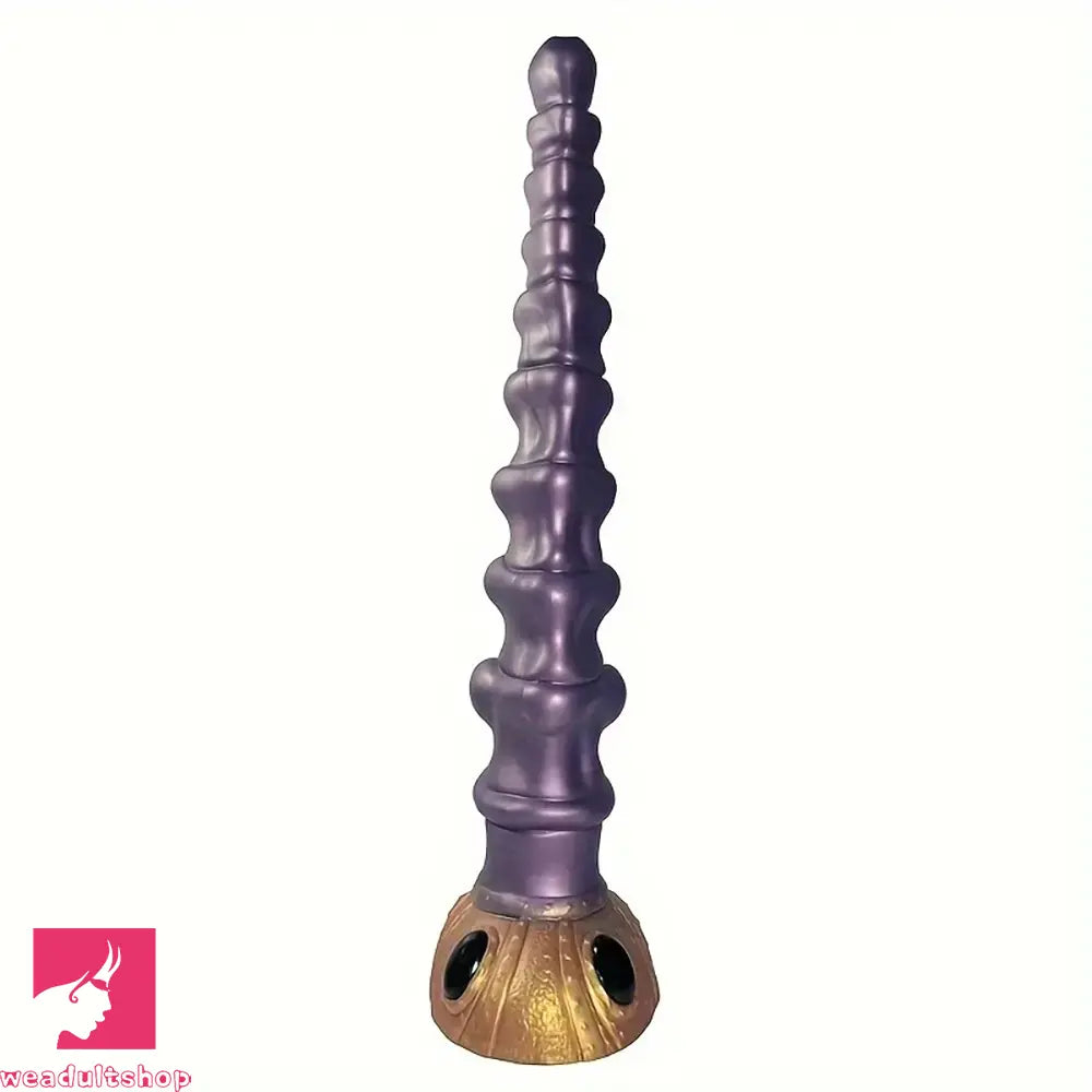 16.93in Liquid Silicone Extra Long Keel Anal Plug Adult Huge Odd Dildo