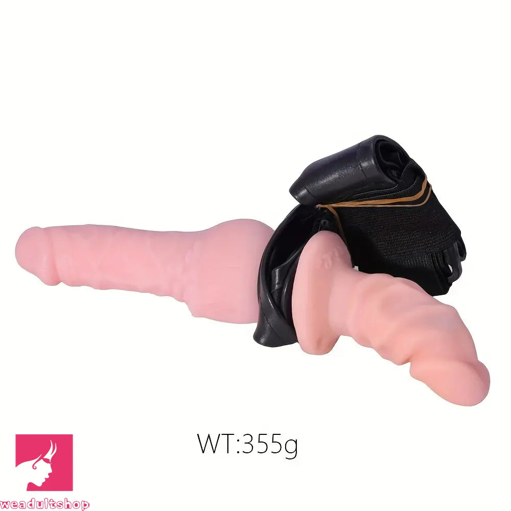 4.3in 6.5in Strap On Dildo Wearable Hollow Harness 2 Removeable Dildos
