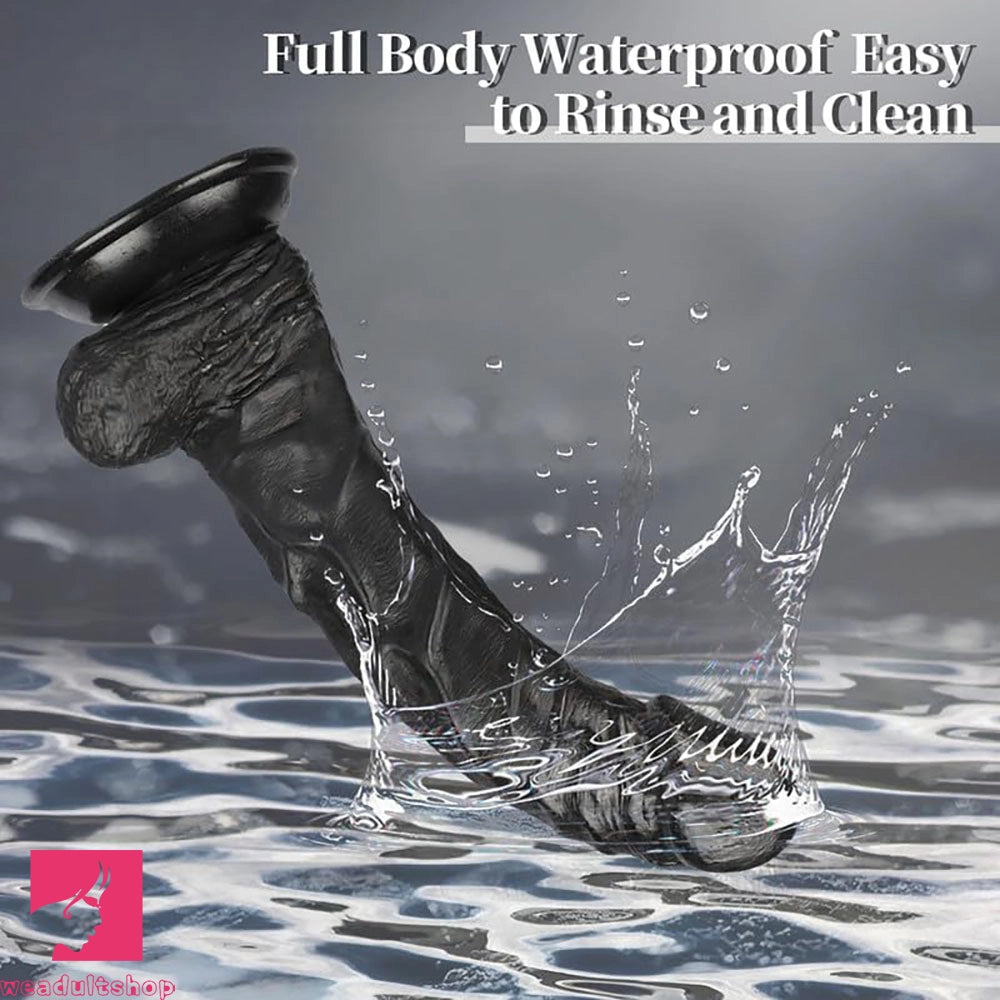 10in Huge Penis Soft Real Skin Big Suction Cup Dildo Sex Toy For Lesbian