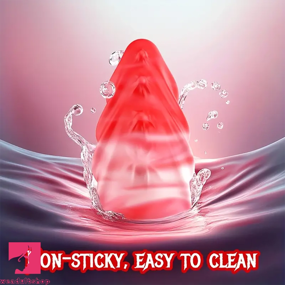 7.1in Big Fantasy Monster Dildo Liquid Silicone Tentacle Soft Anal Dilation