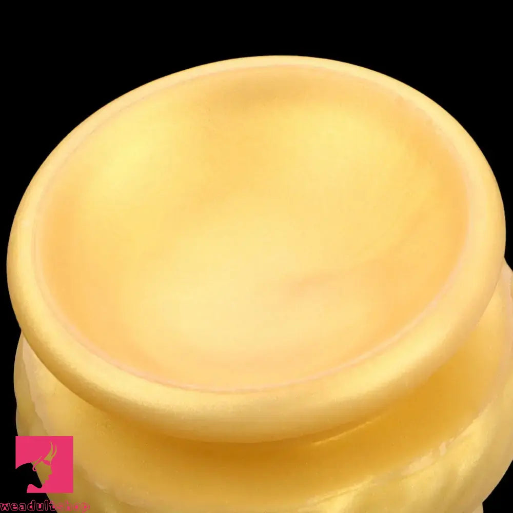 10.23in Golden Silicone Soft Realistic Dildo Adult Male Female Orgasm Sex