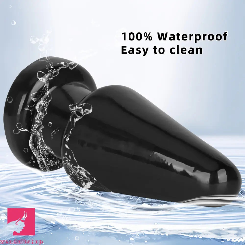 6.7in Black PVC Anal Plug Dildo For Woman Couples Masturbate Tough Sex