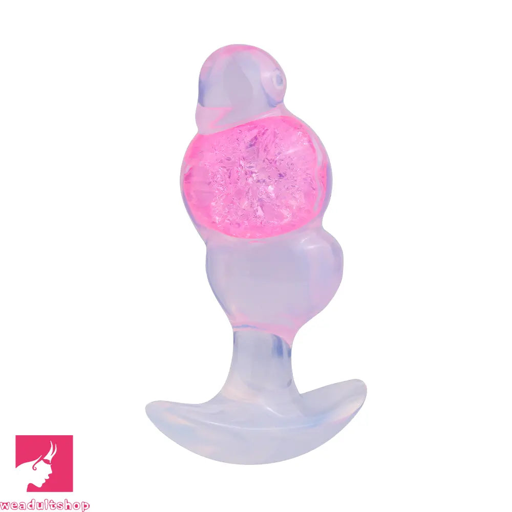 4.92in Silicone Anal Plug Dildo Realistic Design Masturbation Aid Toy