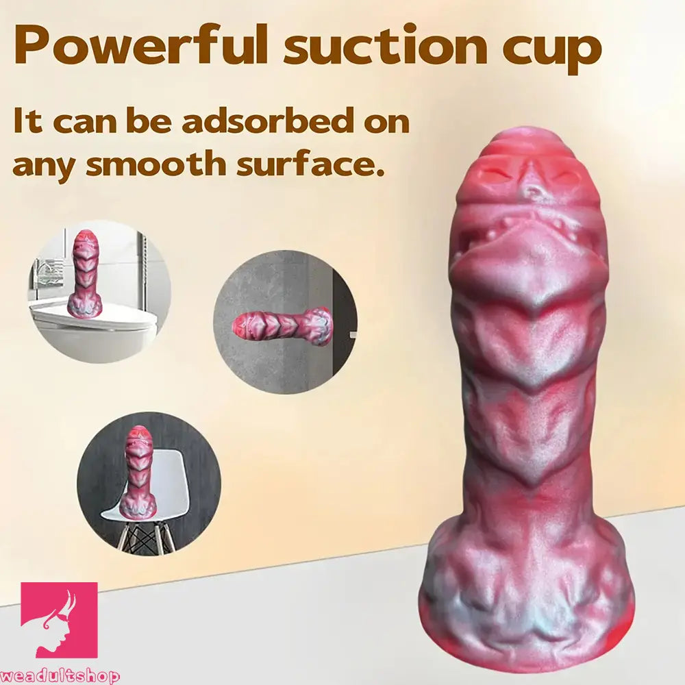 6.89in Thick Liquid Silicone Simulation Odd Fantasy Monster Creature Dildo