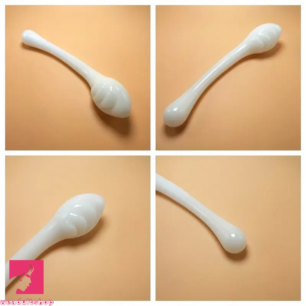 7.48in Durable Hygienic Glass Elegant Handheld Dildo For Adults Sex