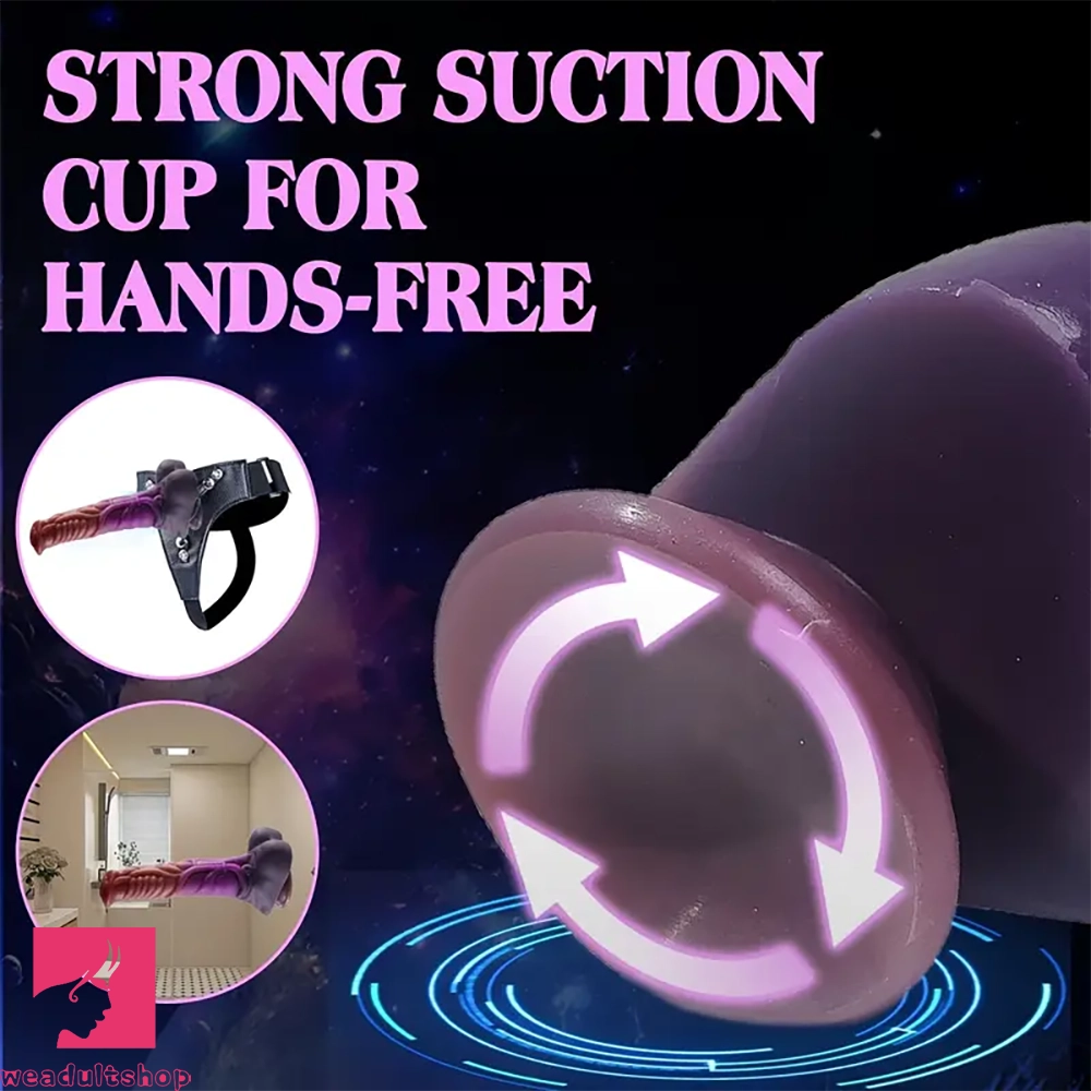 9.6in Realistic Horse Silicone Giant Fantasy Dildo For Anal Clit Stimulation