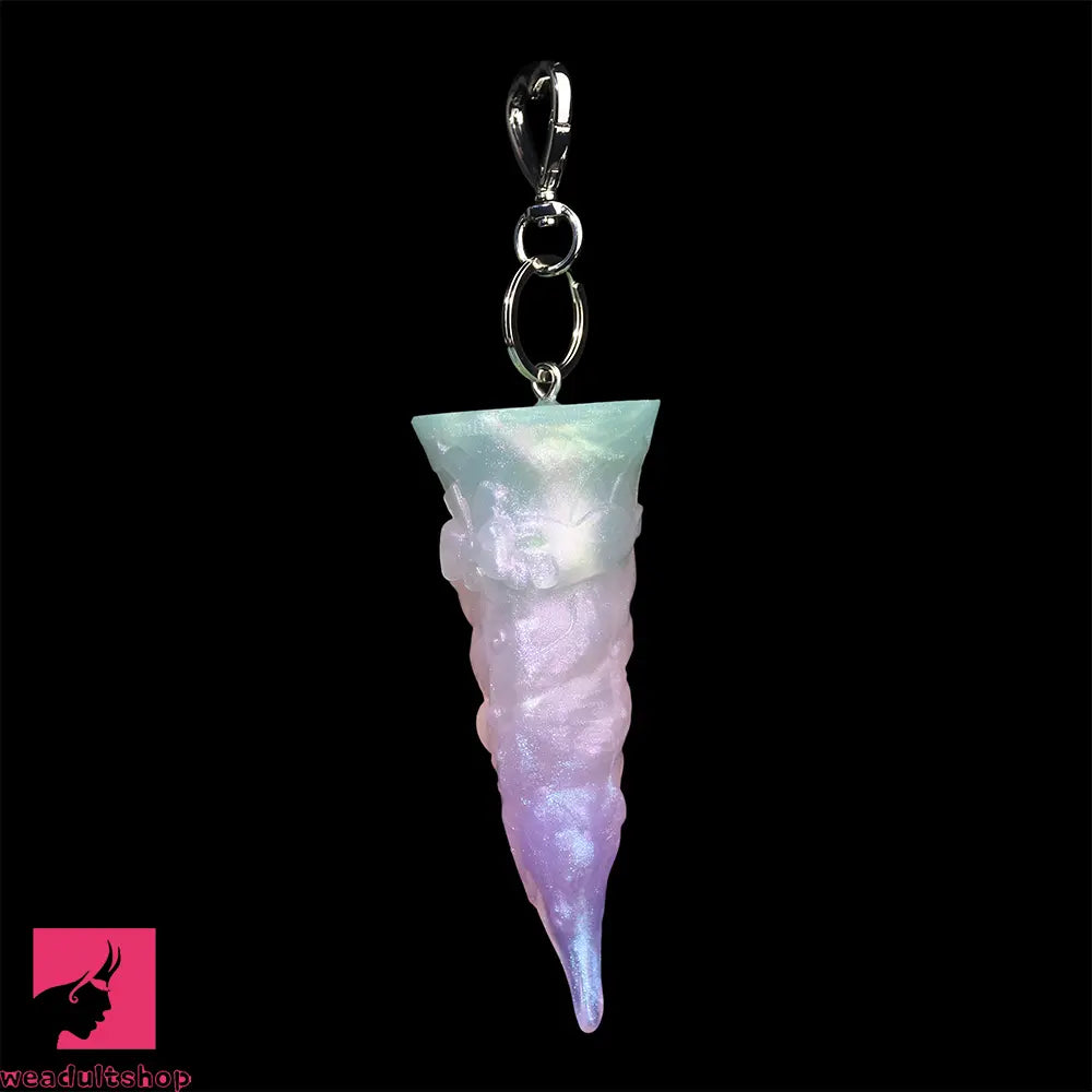 4.56in 4.72in 5.7in 6.81in 7.91in Ice Cream Silicone Fantasy Odd Dildo Pendant