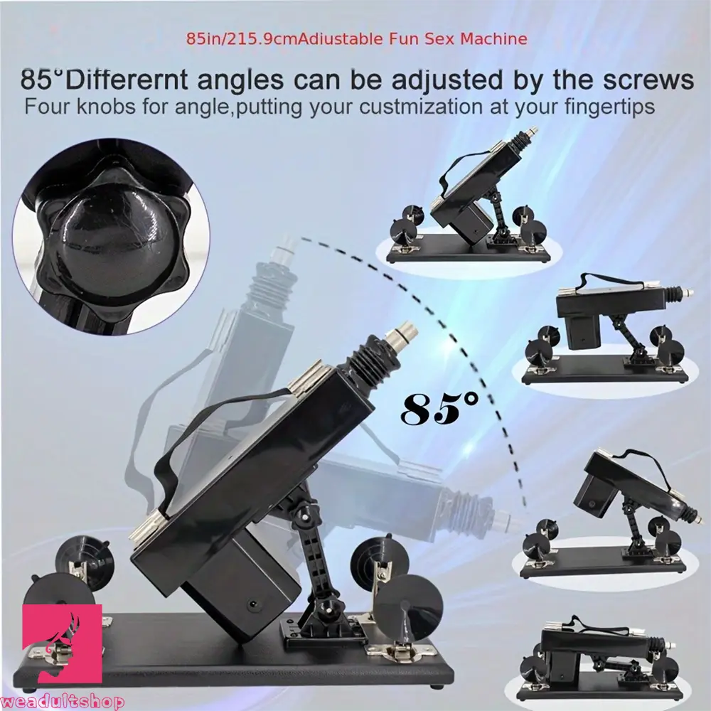 Electric Automatic Thrusting Dildo Fuck Machine with 5 Dildos 3XLR Connector