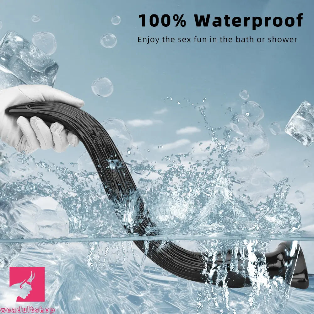 12.2in 16.14in 20.07in Black Super Long Large Out Anal Plug Cock Dildo