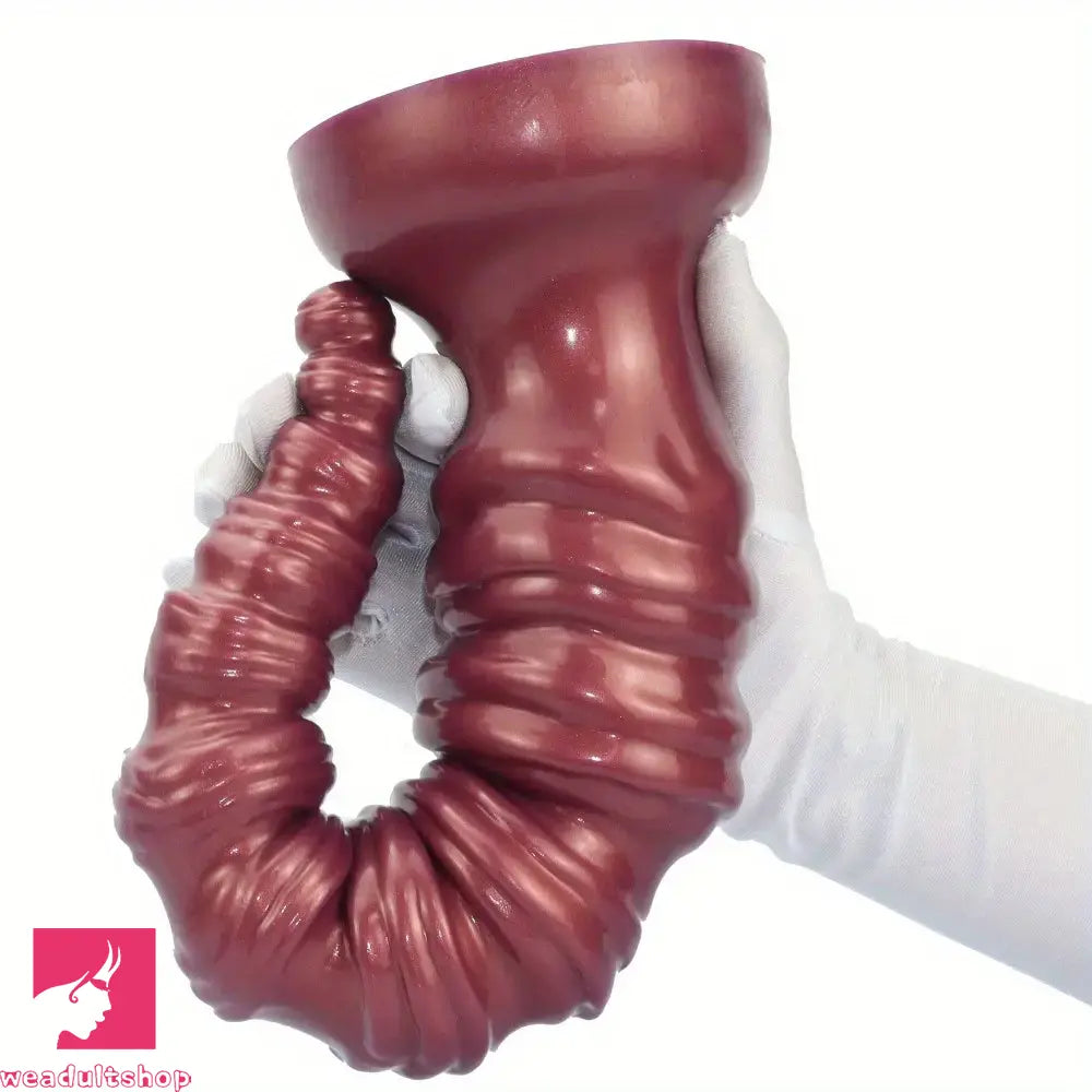 14.44in Silicone Ultra Long Threaded Deep Huge Thick Dildo For Clitoris