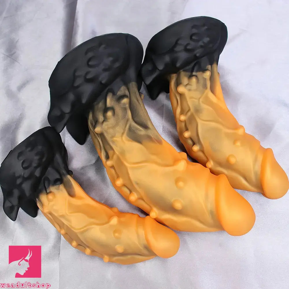 6.54in 7.68in 8.97in Soft Silicone Monster Spiked Dildo Thick Anal Odd Dildo