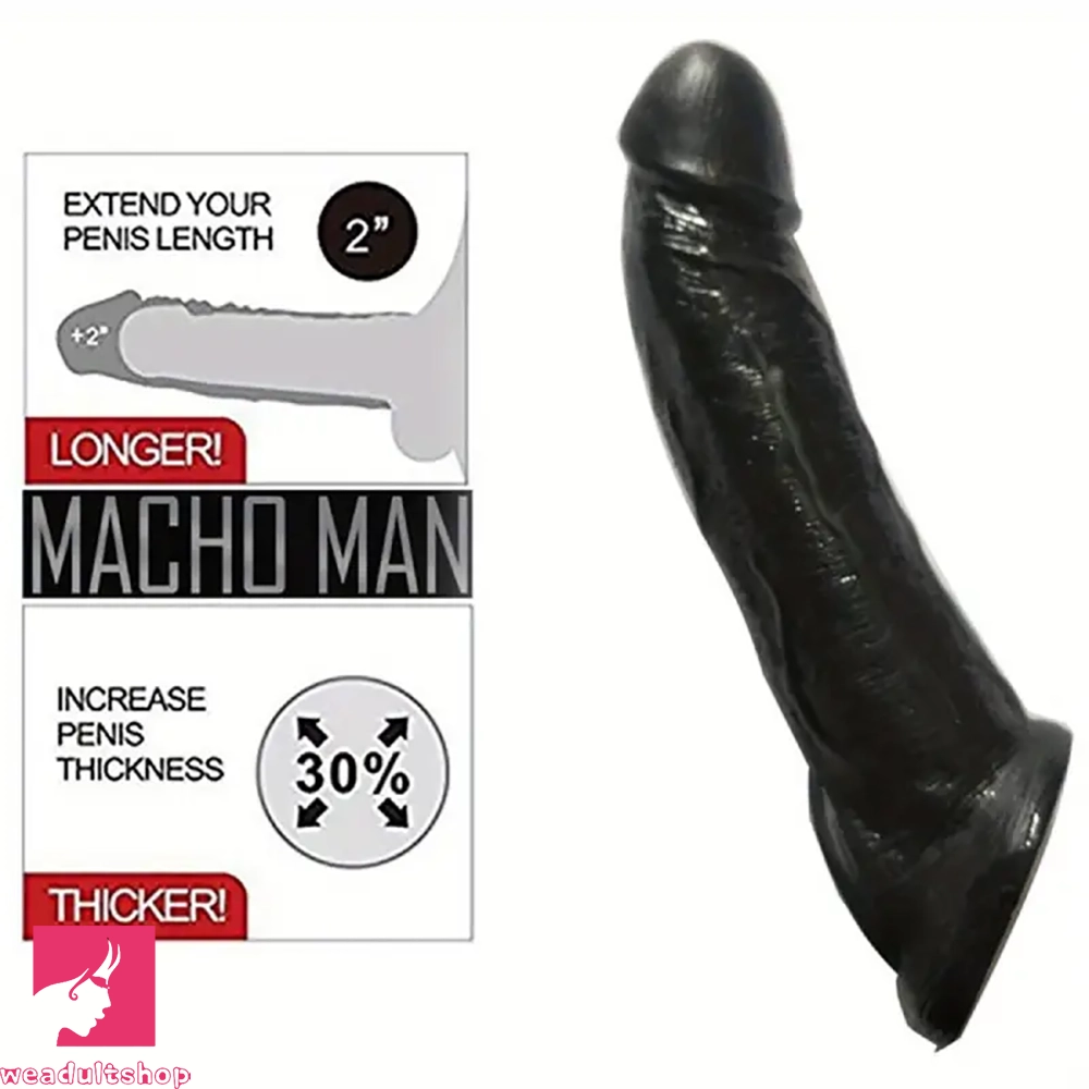8.66in Realistic Dildo Sleeve Feel Like Skin For Hands-Play Sex Clit Pleasure