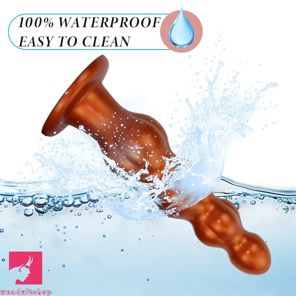 8.07in 11.61in 14.56in Muscle Anal Plug Dildo Soft Silicone Prostate Massager