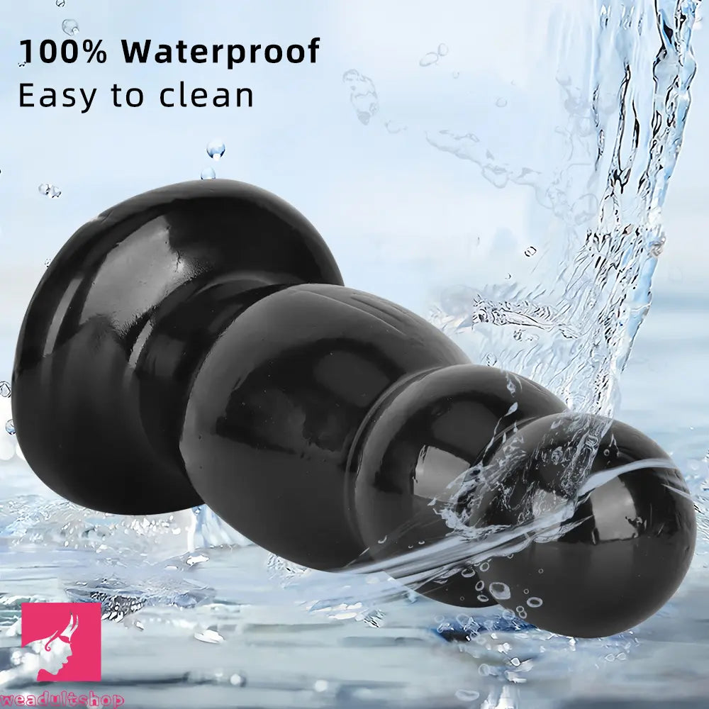 6.7in 10.23in Golden PVC Extra Large Thick Butt Plug Dildo Anal Clit Beads