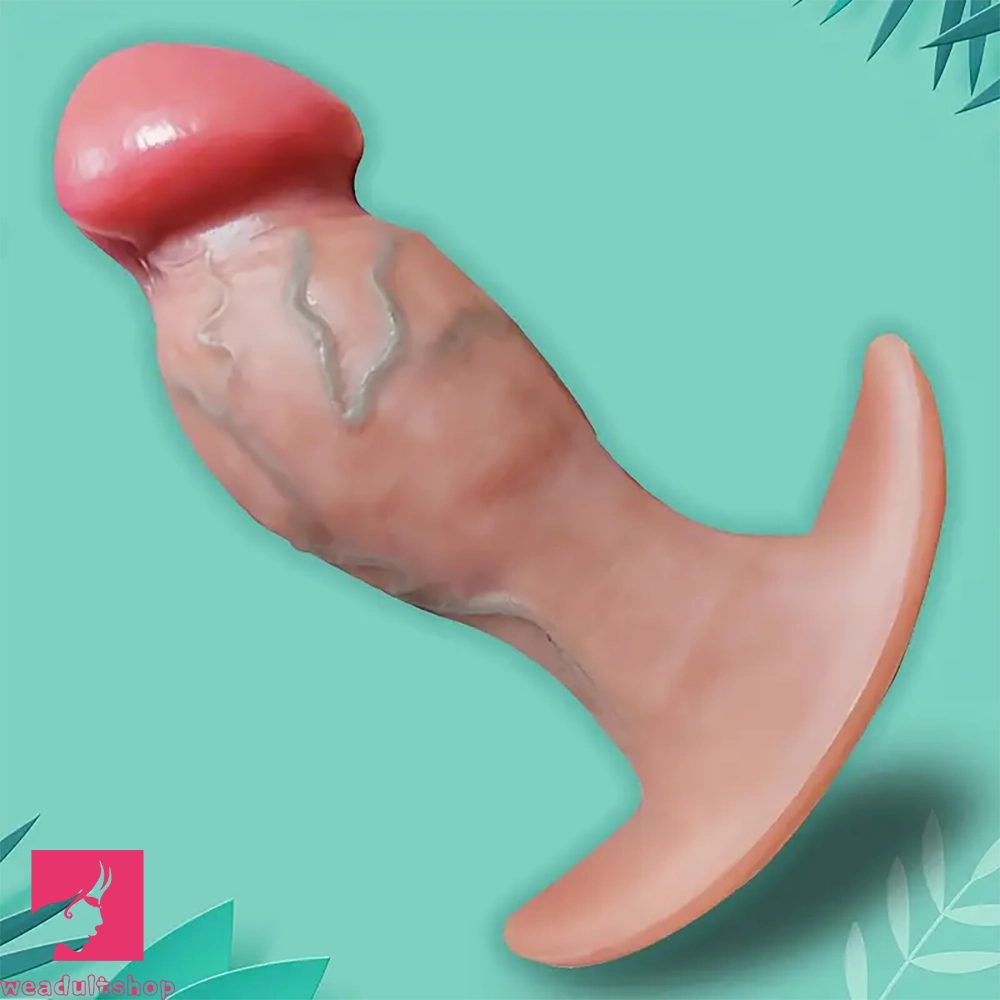 5.51in Realistic Silicone Small Dildo Solid Cock With Vivid Head Detail