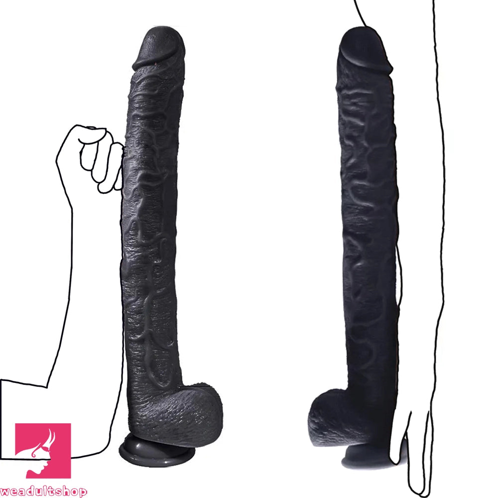17in Super Long Huge Dildo Unisex Gode Dildo Clitoral Stimulator Phallus