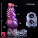7.48in Silicone Penis Sleeve With Cock Ring Fantasy Vaginal Hollow Dildo