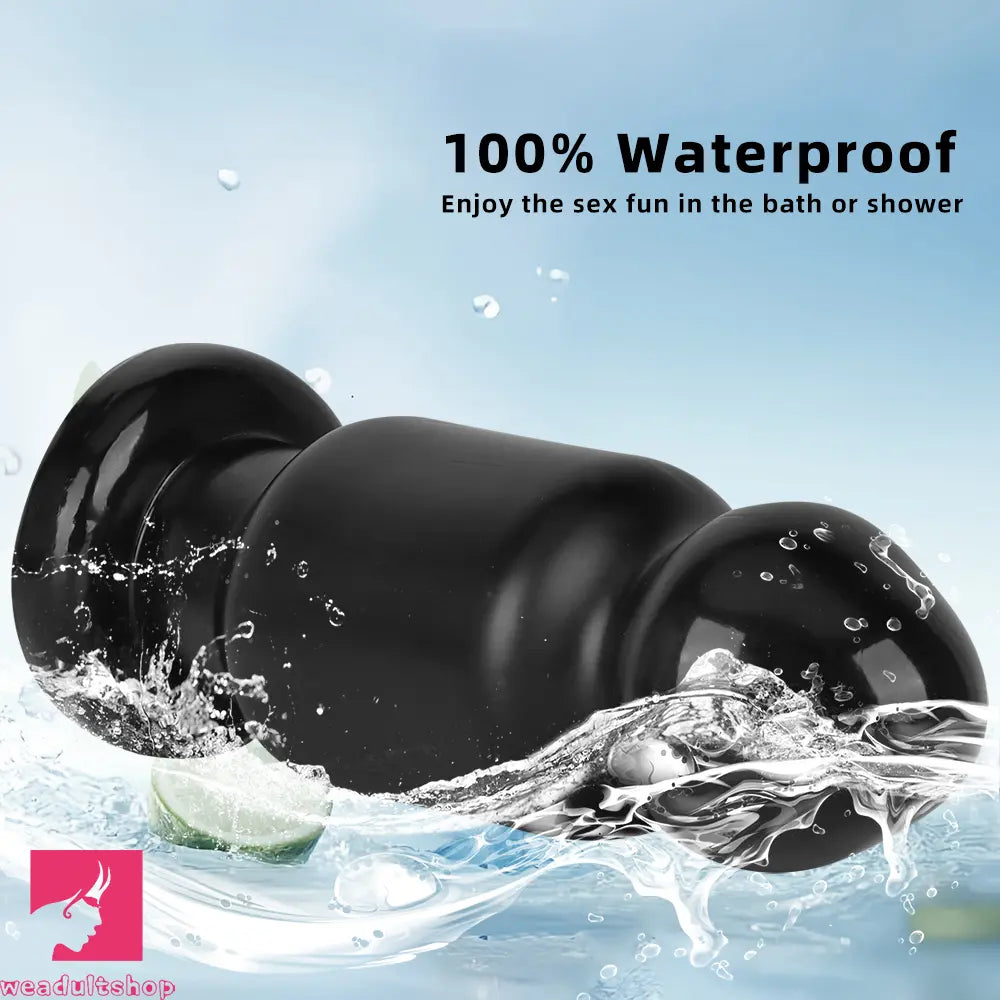 7.87in 11.22in Big Black Large PVC Anal Plug Dildo For Anal Expansion Love