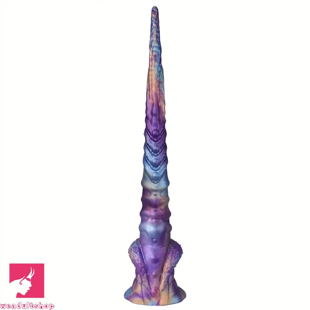 17.51in Long Monster Fantasy Silicone Anal Plug Cock Dildo With Suction Cup