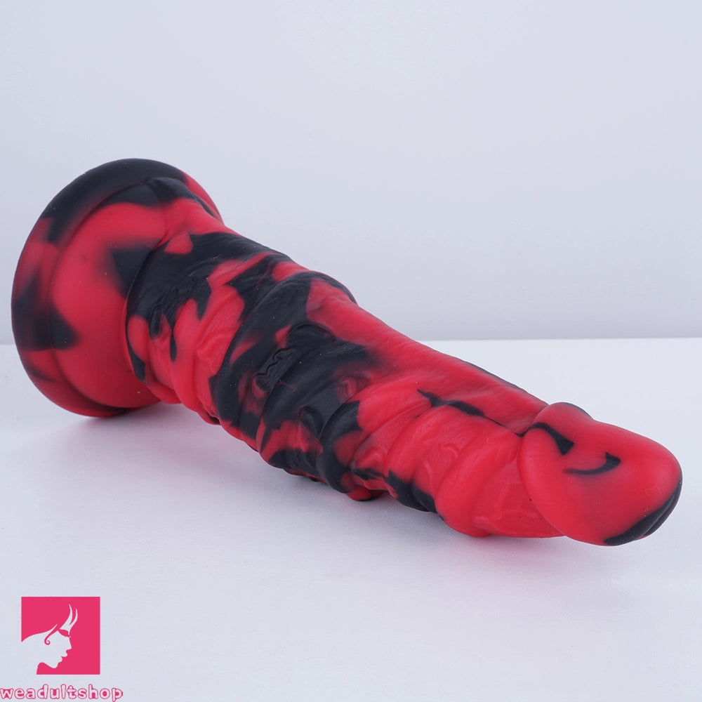 7.68in Fantasy Silicone Monster Soft Dildo For Women Lesbian Penis Sucker