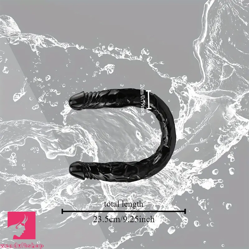 9.25in 12.6in 16.93in Long Double Head Dildo Flexible Realistic Big Dildo