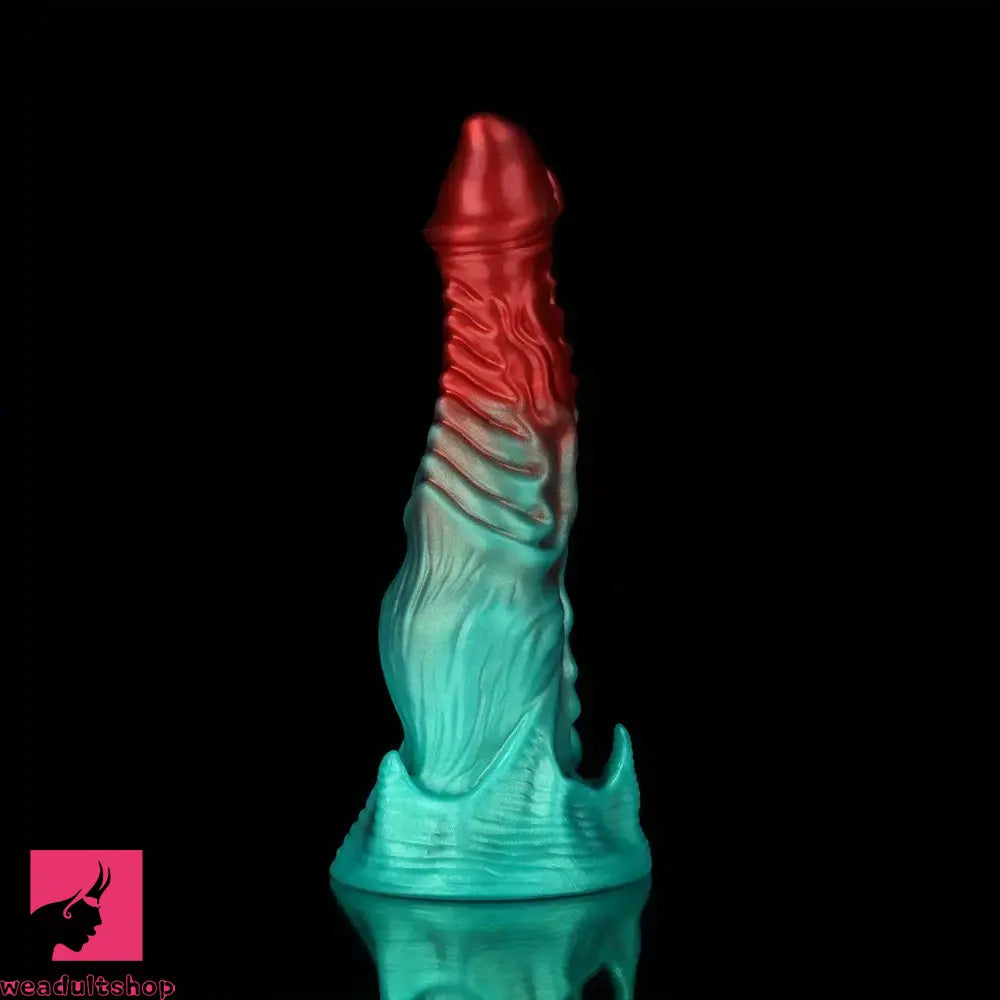 8.26in 9.25in 11.41in Alien-Shaped Silicone Adult Sex Fantasy Monster Dildo